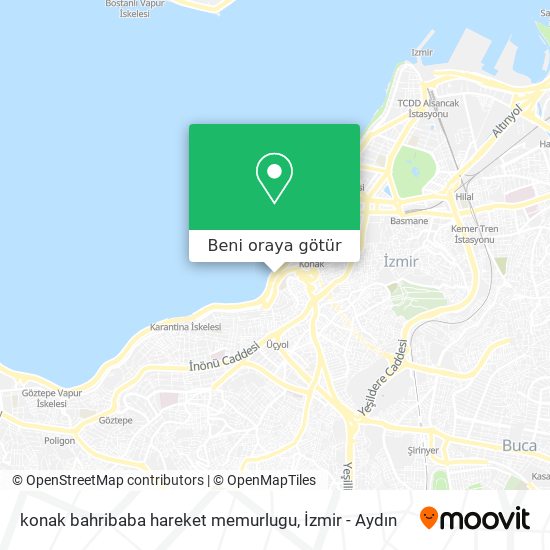 konak bahribaba hareket memurlugu harita