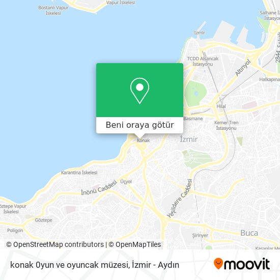 konak 0yun ve oyuncak müzesi harita