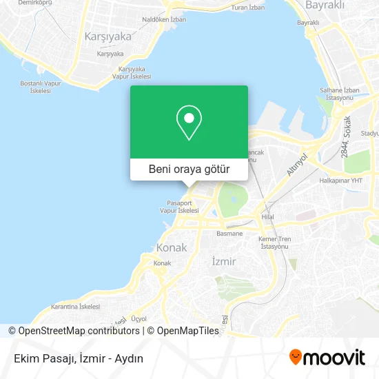 Ekim Pasajı harita