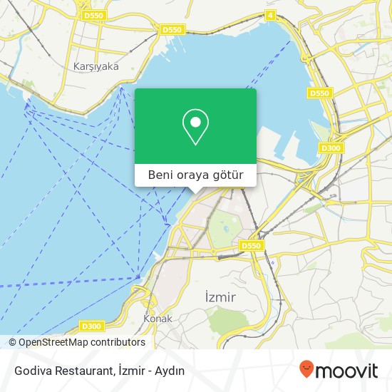Godiva Restaurant harita