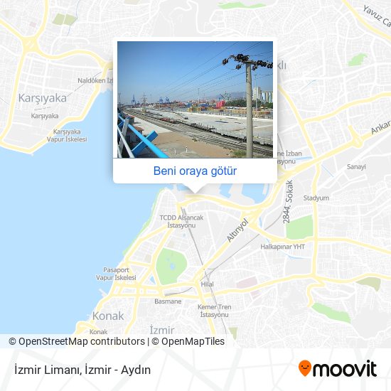 İzmir Limanı harita