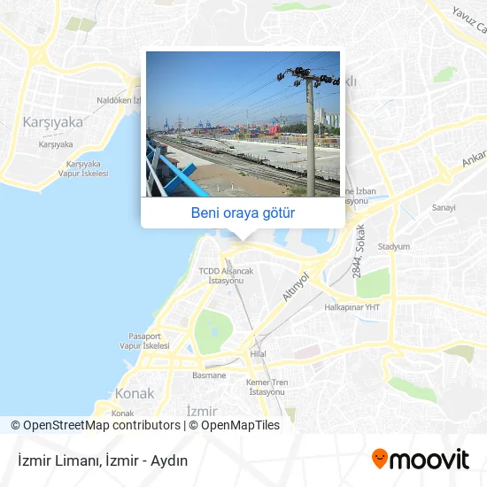 İzmir Limanı harita