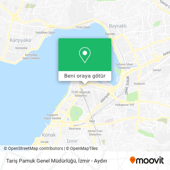 Tariş Pamuk Genel Müdürlüğü harita