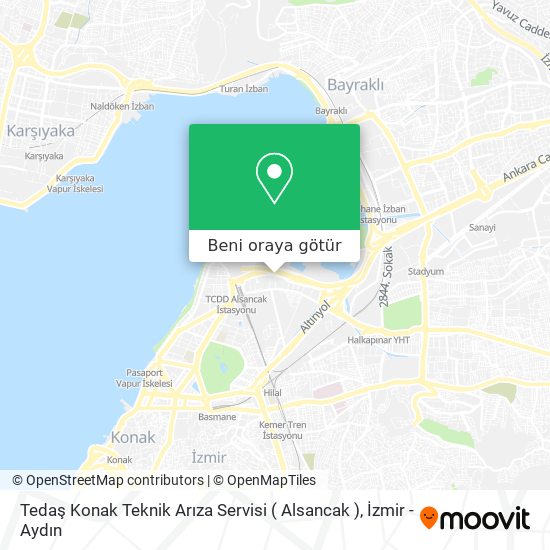 Tedaş Konak Teknik Arıza Servisi ( Alsancak ) harita