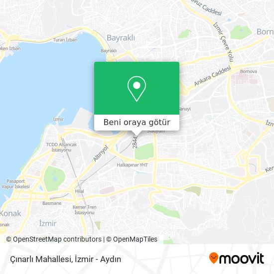 Çınarlı Mahallesi harita