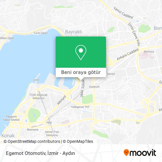 Egemot Otomotiv harita