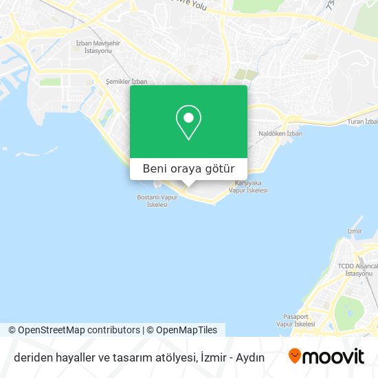 deriden hayaller ve tasarım atölyesi harita