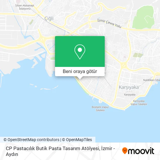 CP Pastacılık Butik Pasta Tasarım Atölyesi harita