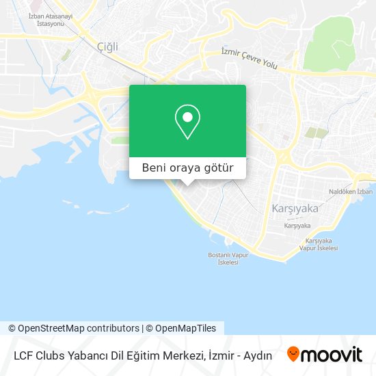 LCF Clubs Yabancı Dil Eğitim Merkezi harita