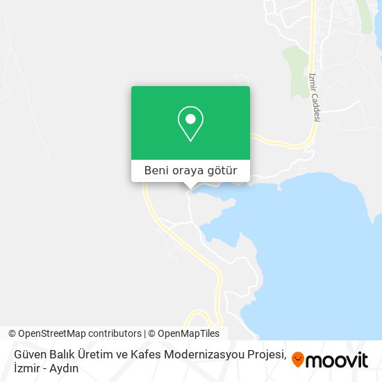 Güven Balık Üretim ve Kafes Modernizasyou Projesi harita