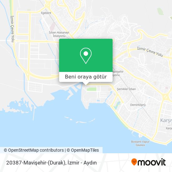 20387-Mavişehir-(Durak) harita
