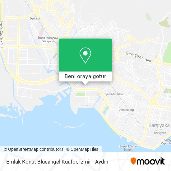 Emlak Konut Blueangel Kuafor harita