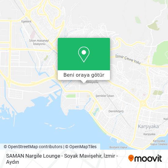 SAMAN Nargile Lounge - Soyak Mavişehir harita
