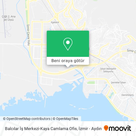 Balcılar İş Merkezi-Kaya Camlama Ofis harita