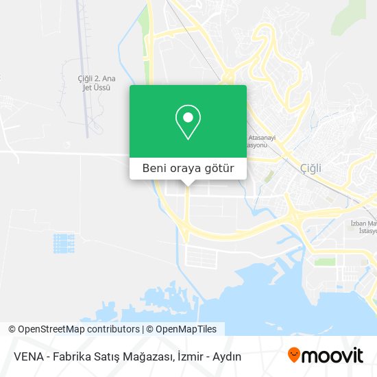 VENA - Fabrika Satış Mağazası harita
