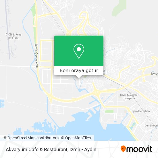 Akvaryum Cafe & Restaurant harita