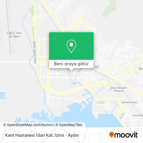 Kent Hastanesi İdari Kat harita
