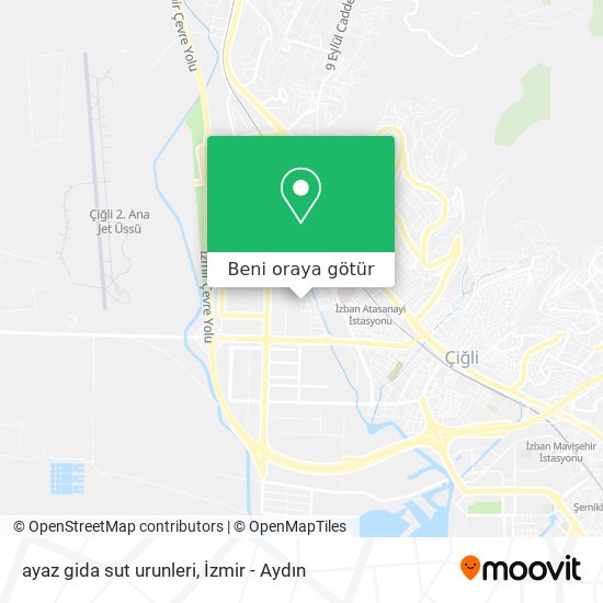 ayaz gida sut urunleri harita