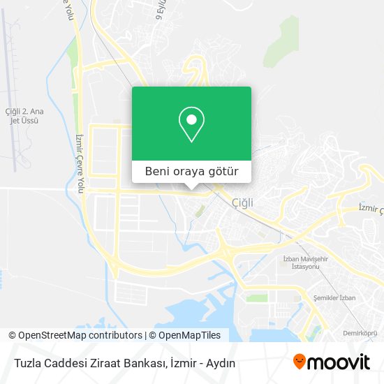 Tuzla Caddesi Ziraat Bankası harita