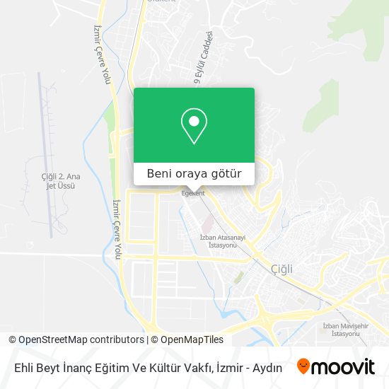 Ehli Beyt İnanç Eğitim Ve Kültür Vakfı harita