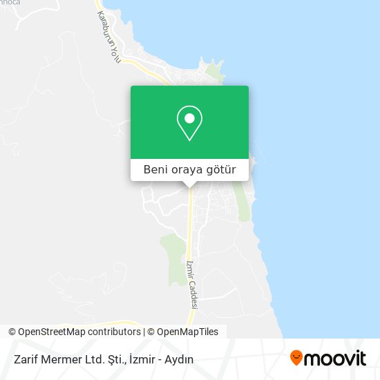 Zarif Mermer Ltd. Şti. harita