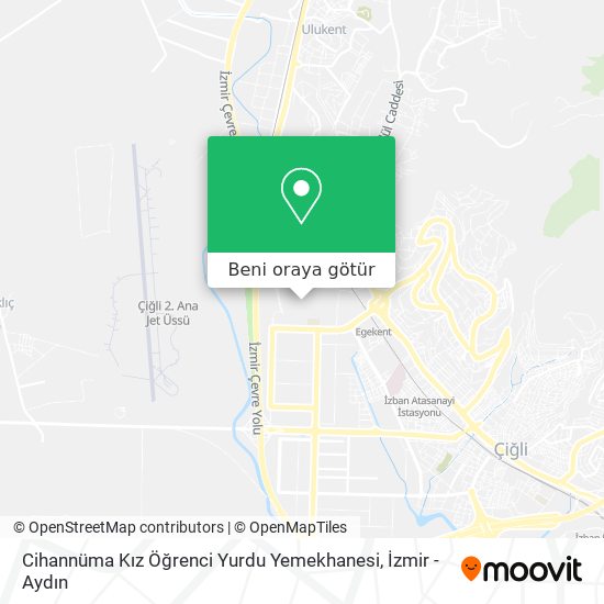 Cihannüma Kız Öğrenci Yurdu Yemekhanesi harita