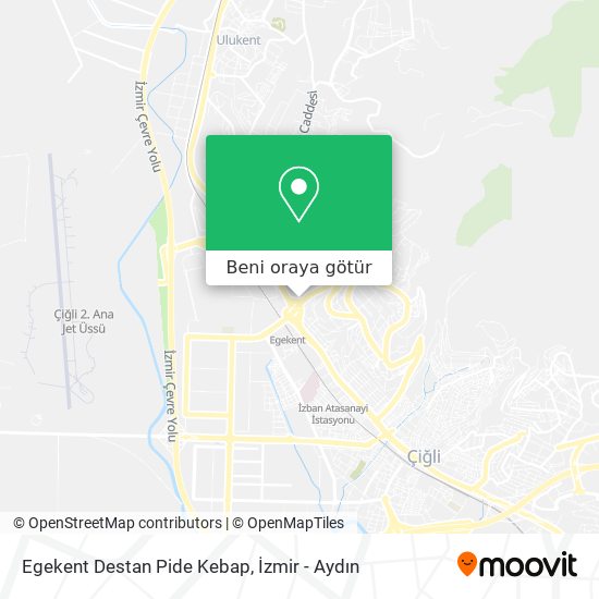 Egekent Destan Pide Kebap harita