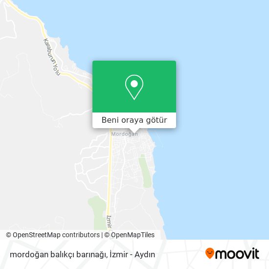 mordoğan balıkçı barınağı harita
