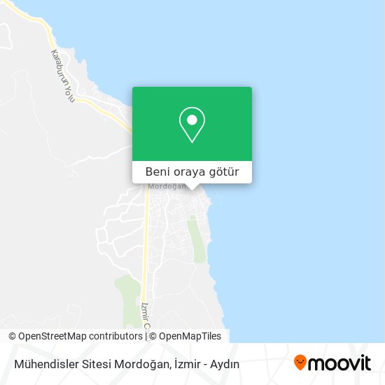 Mühendisler Sitesi Mordoğan harita