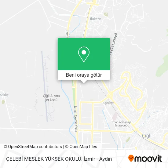 ÇELEBİ MESLEK YÜKSEK OKULU harita