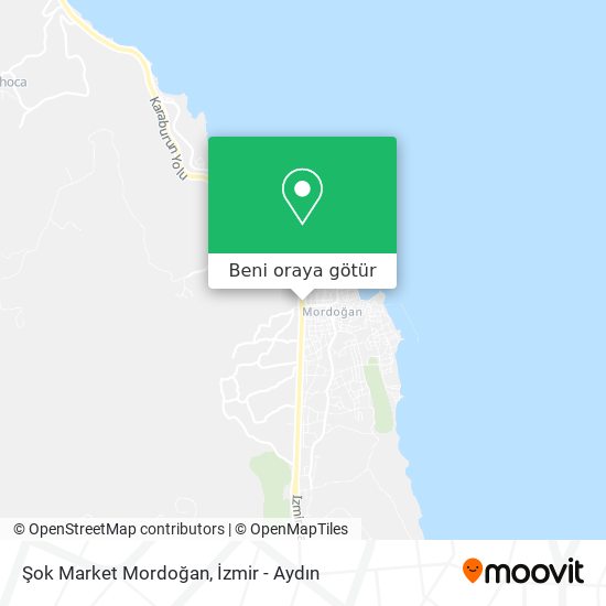 Şok Market Mordoğan harita