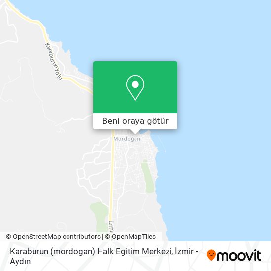 Karaburun (mordogan) Halk Egitim Merkezi harita