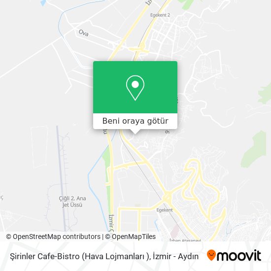 Şirinler Cafe-Bistro (Hava Lojmanları ) harita