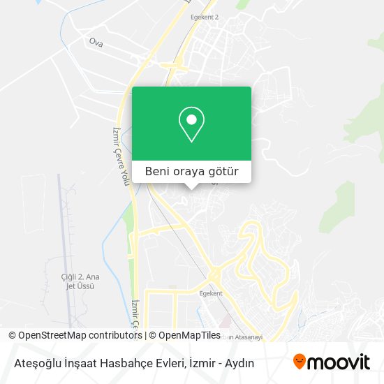 Ateşoğlu İnşaat Hasbahçe Evleri harita