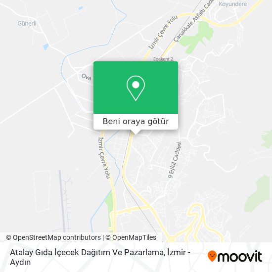 Atalay Gıda İçecek Dağıtım Ve Pazarlama harita