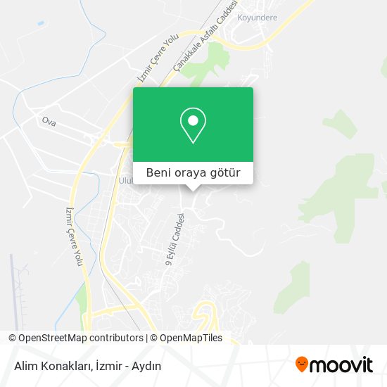 Alim Konakları harita