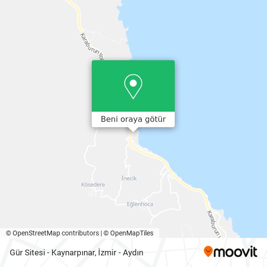 Gür Sitesi - Kaynarpınar harita