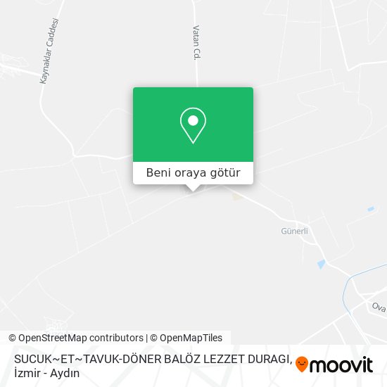 SUCUK~ET~TAVUK-DÖNER BALÖZ LEZZET DURAGI harita