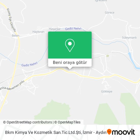 Bkm Kimya Ve Kozmetik San.Tic.Ltd.Şti harita