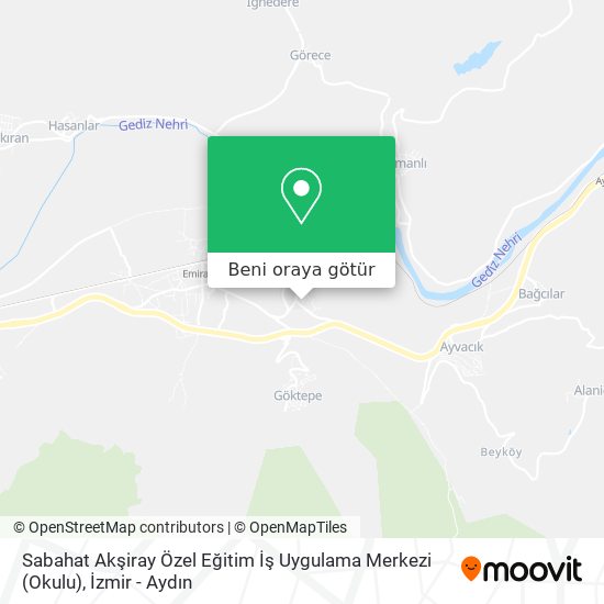 Sabahat Akşiray Özel Eğitim İş Uygulama Merkezi (Okulu) harita