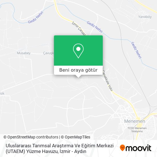 Uluslararası Tarımsal Araştırma Ve Eğitim Merkezi (UTAEM) Yüzme Havuzu harita