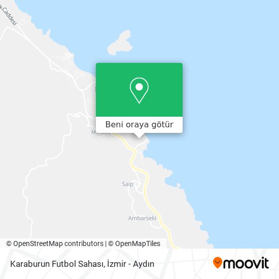 Karaburun Futbol Sahası harita