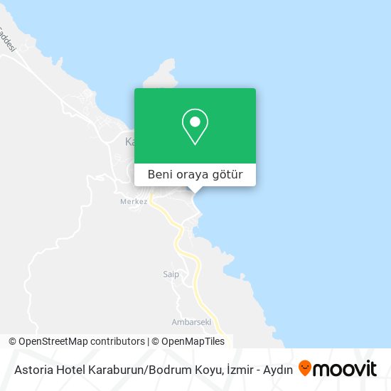 Astoria Hotel Karaburun / Bodrum Koyu harita