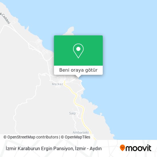 İzmir Karaburun Ergin Pansiyon harita