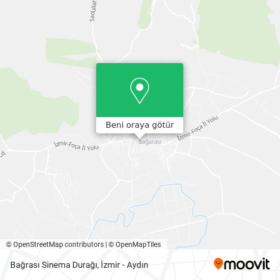 Bağrası Sinema Durağı harita