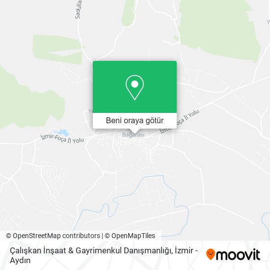 Çalışkan İnşaat & Gayrimenkul Danışmanlığı harita