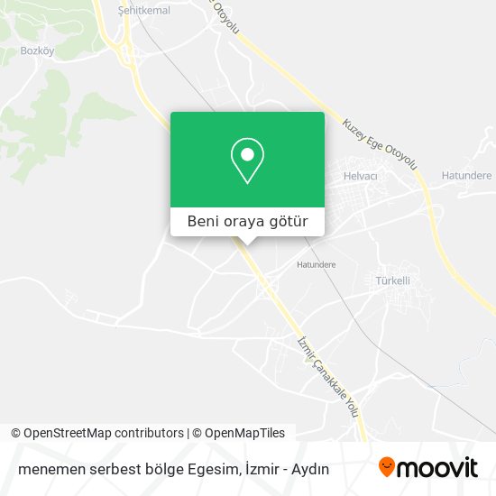 menemen serbest bölge Egesim harita
