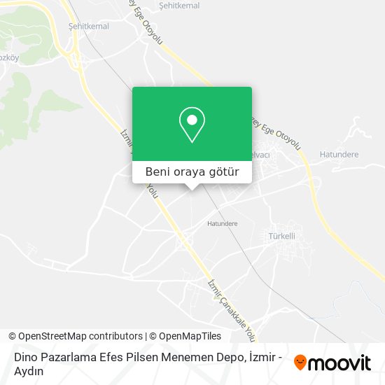 Dino Pazarlama Efes Pilsen Menemen Depo harita