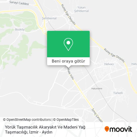 Yörük Taşımacılık Akaryakıt Ve Madeni Yağ Taşımacılığı harita
