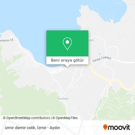 izmir demir celik harita